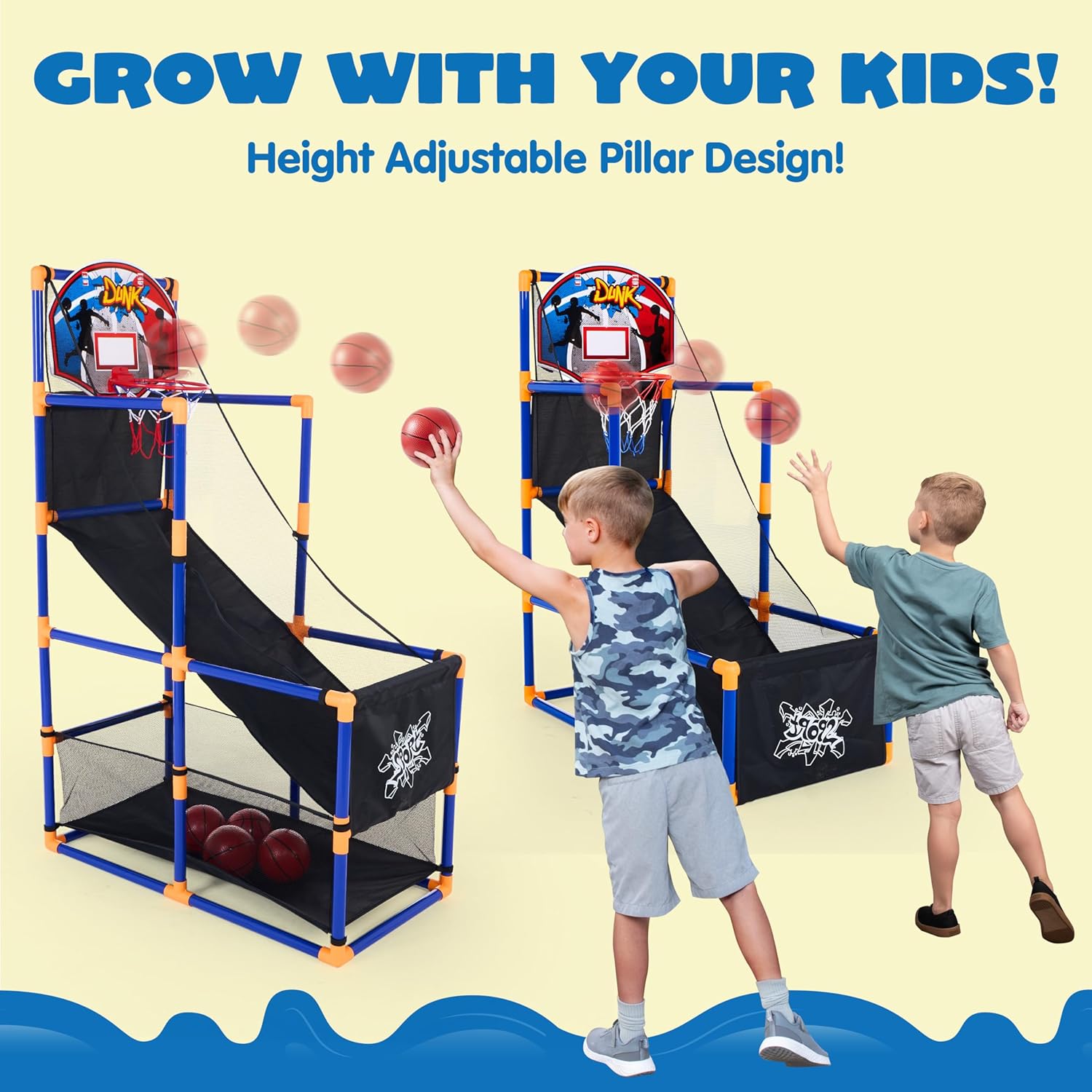 Arcade Basketball Game Set wit - Kids Outdoor Basketball 评论和价格