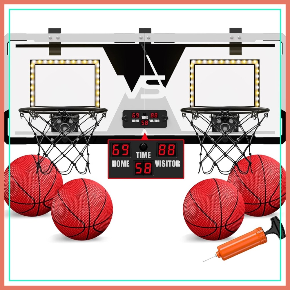 2 Player Basketball Game, Dual - Kids Outdoor Basketball 评论和价格