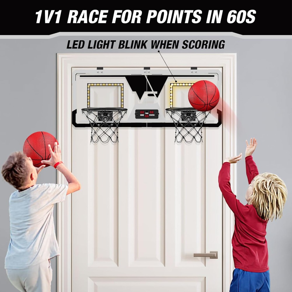 2 Player Basketball Game, Dual - Kids Outdoor Basketball 评论和价格