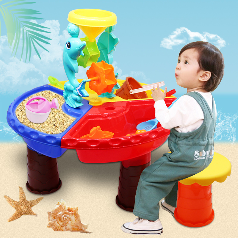 1 Set Children Beach Table San - Kids Outdoor Folding Table 评论和价格
