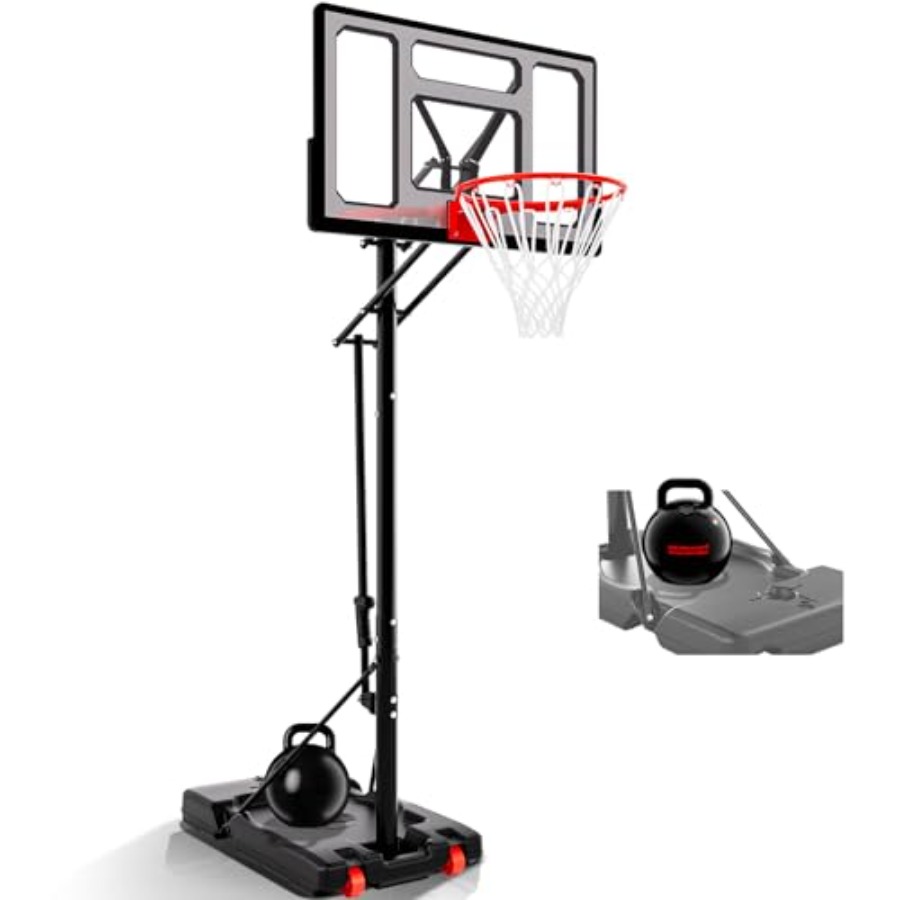Outdoor portable basketball ho - Basketball Hoop Outdoor 评论和价格