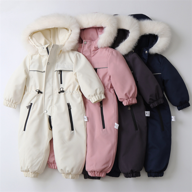 Children Winter Jumpsuit Thick - Kids Outdoor Jumpsuit 评论和价格