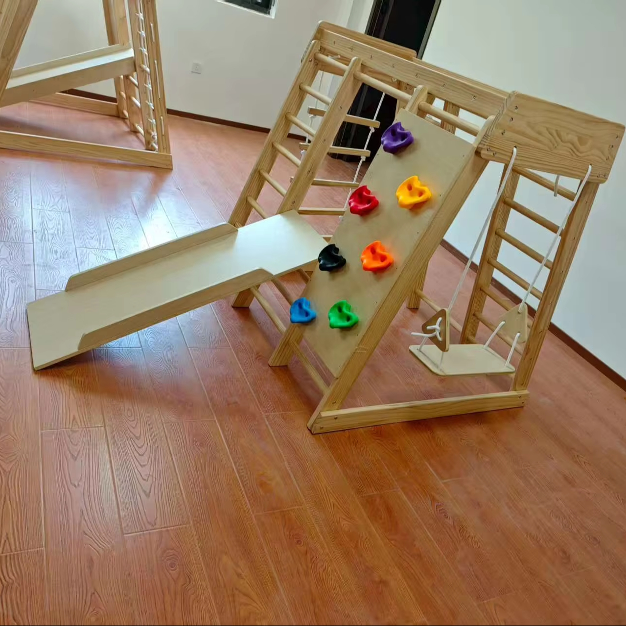 Wooden Kids Climbing Frame Lad - Kids Outdoor Climbing 评论和价格