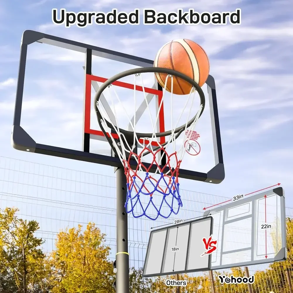 Adjustable Height Portable Bas - Kids Outdoor Basketball 评论和价格