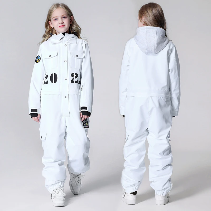 2024 Winter Kids Ski Jumpsuit  - Kids Outdoor Jumpsuit 评论和价格