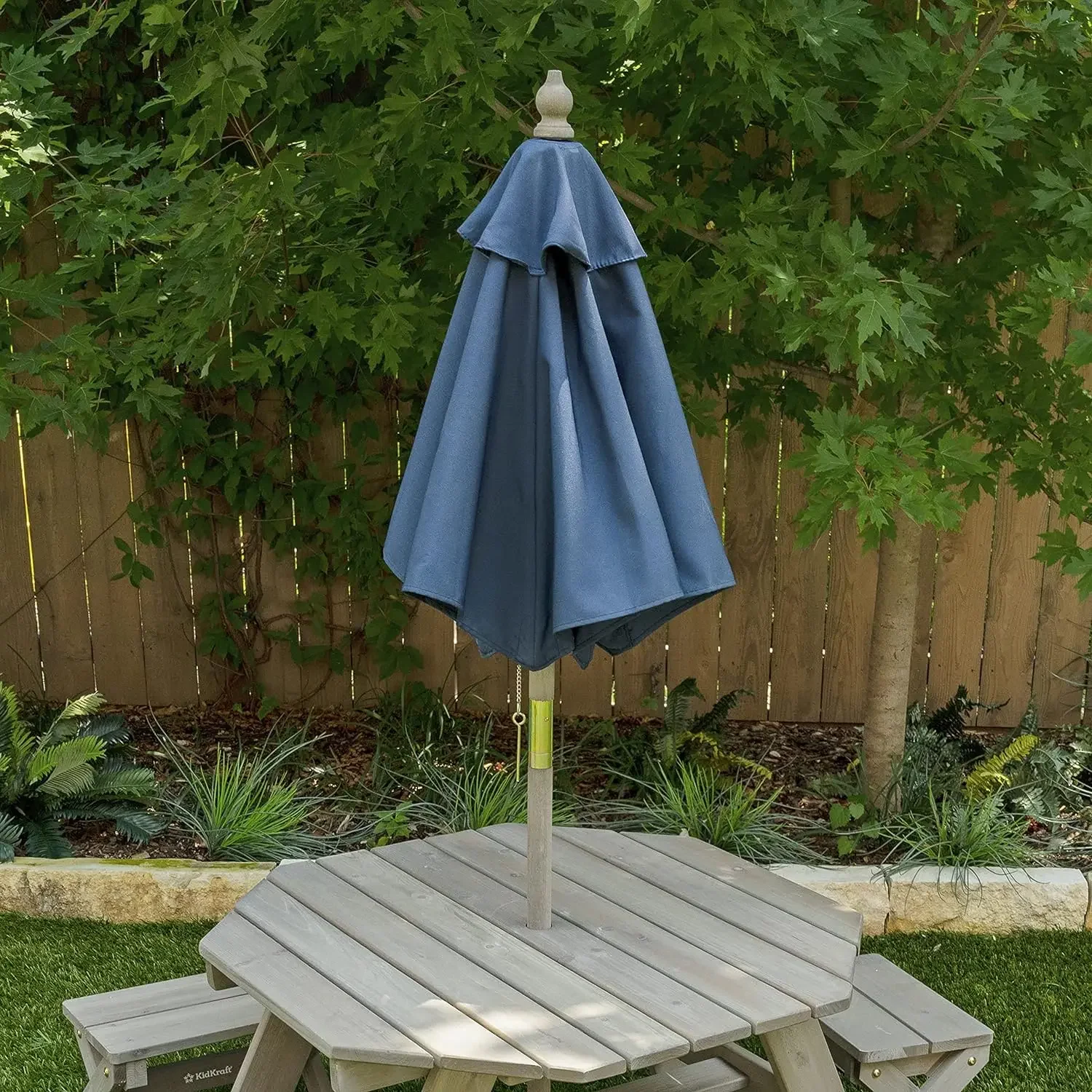 A Octagon Table Stools Umbrell - Kids Outdoor Folding Table 评论和价格