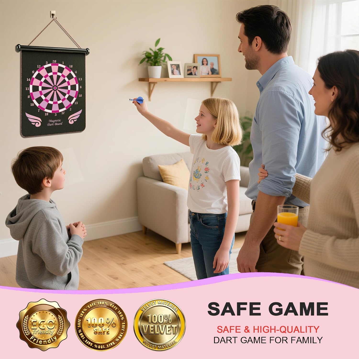 Magnetic Dart Board for Kids 8 - Kids Outdoor Games Ideas 评论和价格