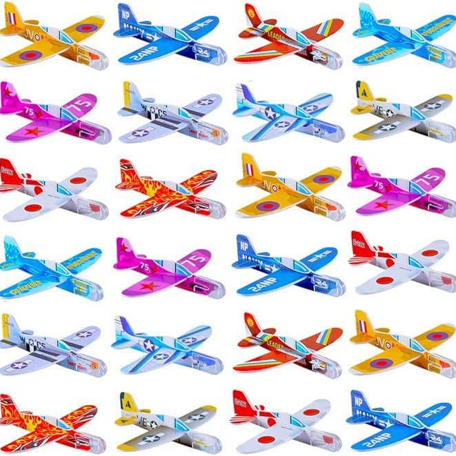 50/100Pcs Foam Glider Plane To - Kids Outdoor Easter Toys 评论和价格