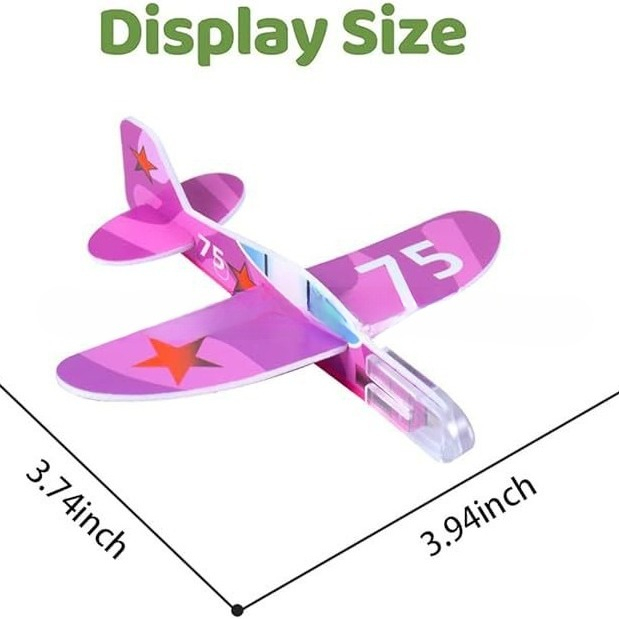 50/100Pcs Foam Glider Plane To - Kids Outdoor Easter Toys 评论和价格