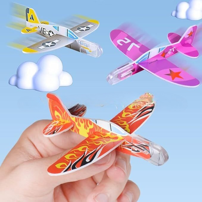 50/100Pcs Foam Glider Plane To - Kids Outdoor Easter Toys 评论和价格
