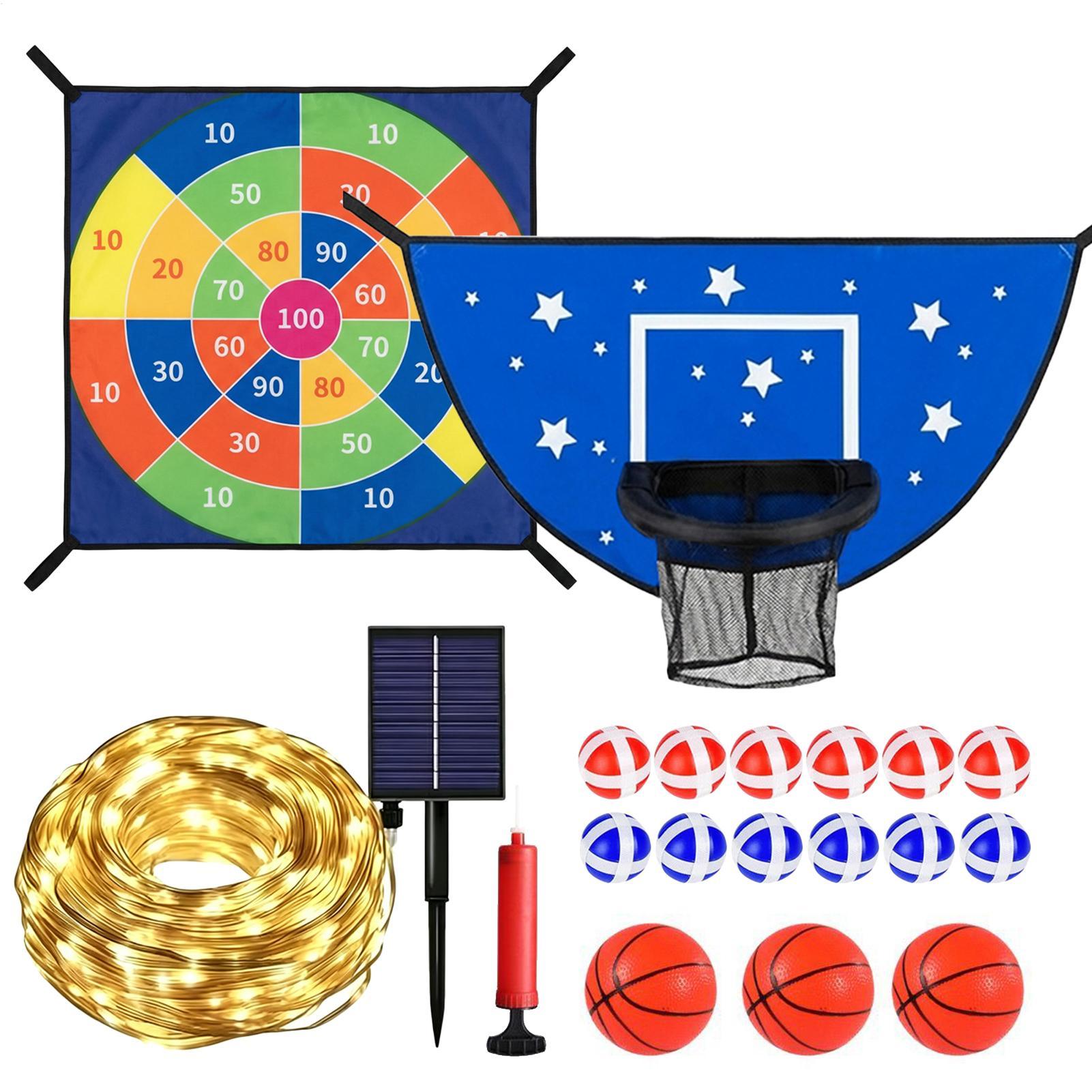 Basketball Goal For Trampoline - Kids Outdoor Basketball 评论和价格