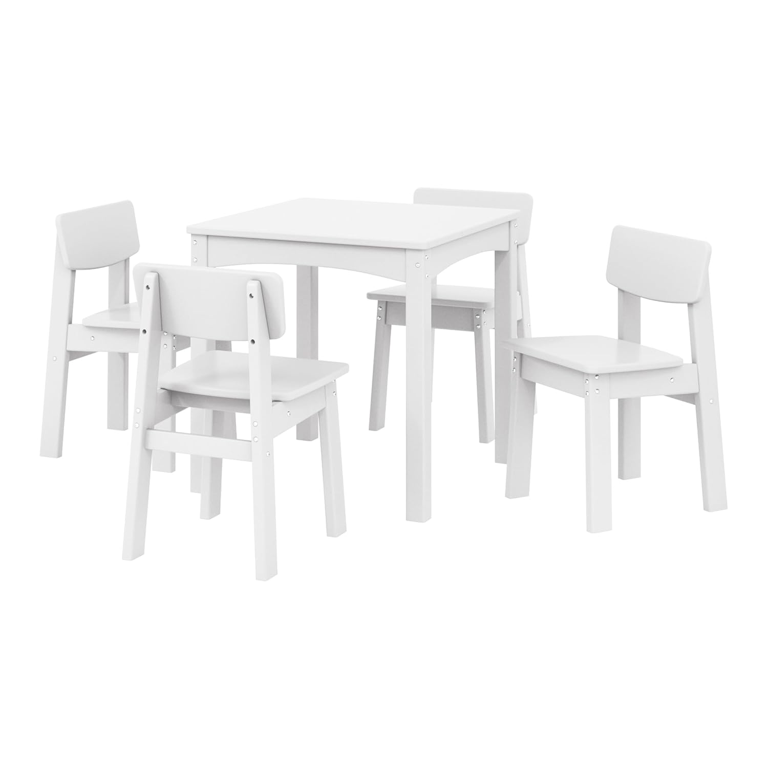 Kids 5-Piece HDPE Dining Table - Kids Outdoor Dining Set 评论和价格