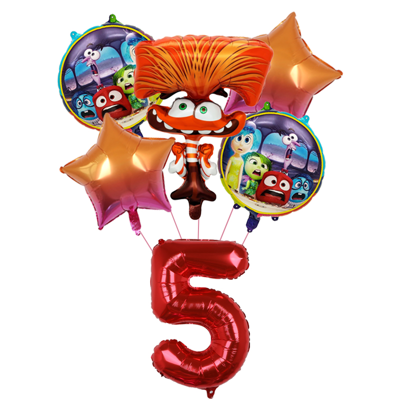 6pcs New Inside Out2 Balloons  - Kids Outdoor Easter Toys 评论和价格