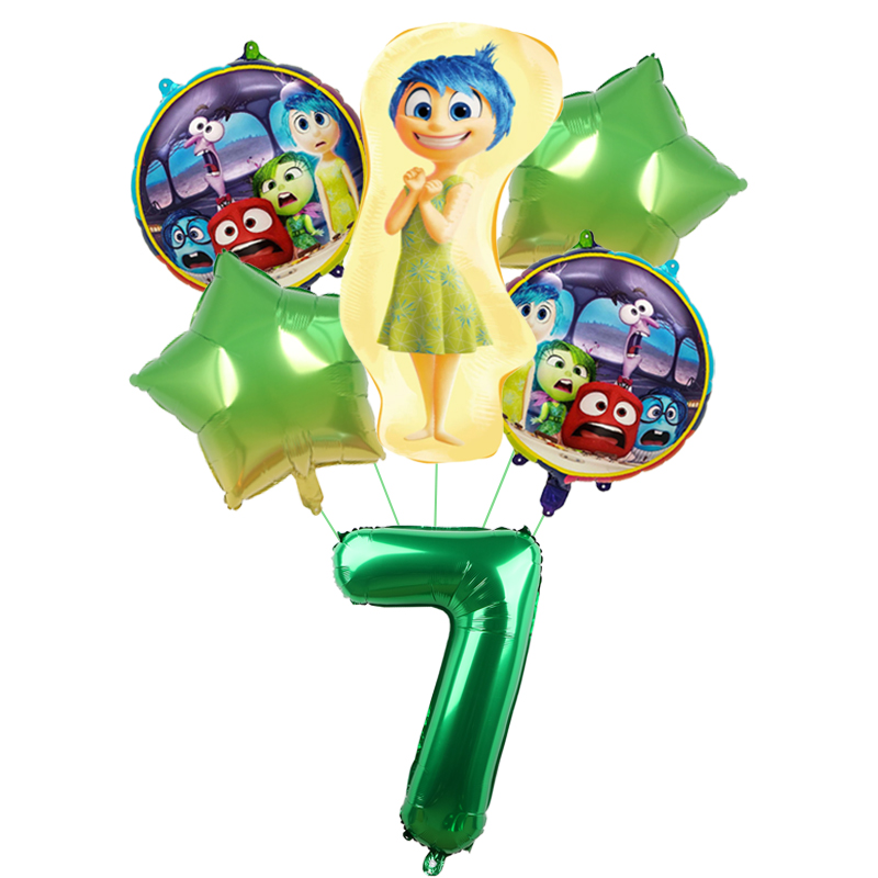6pcs New Inside Out2 Balloons  - Kids Outdoor Easter Toys 评论和价格