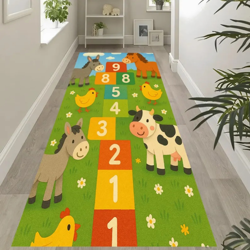Kids Zoo Animal Pattern Runner - Kids Outdoor Zoo 评论和价格