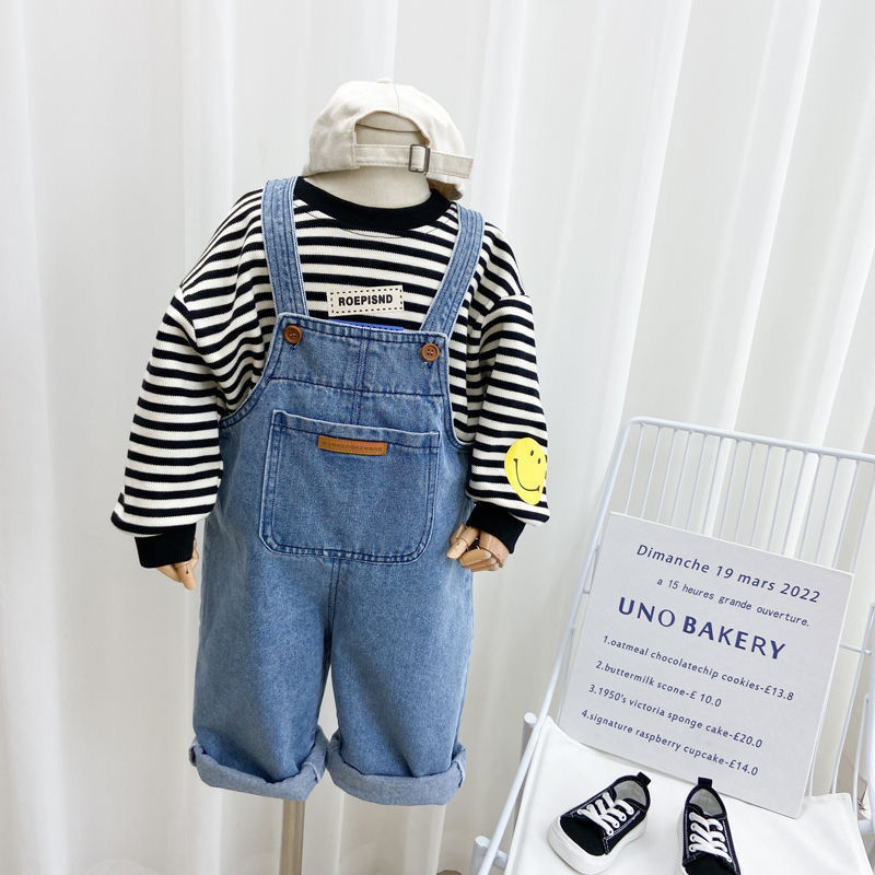 Kids Overalls Denim Jumpsuits  - Kids Outdoor Jumpsuit 评论和价格