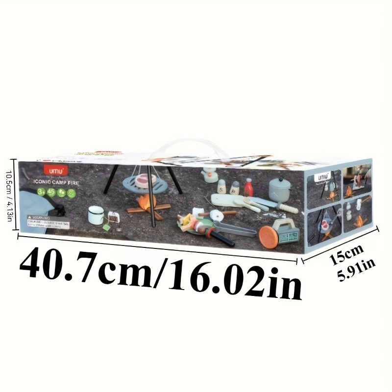 Kids Wooden Camping Toys Set w - Kids Outdoor Kitchen Set 评论和价格