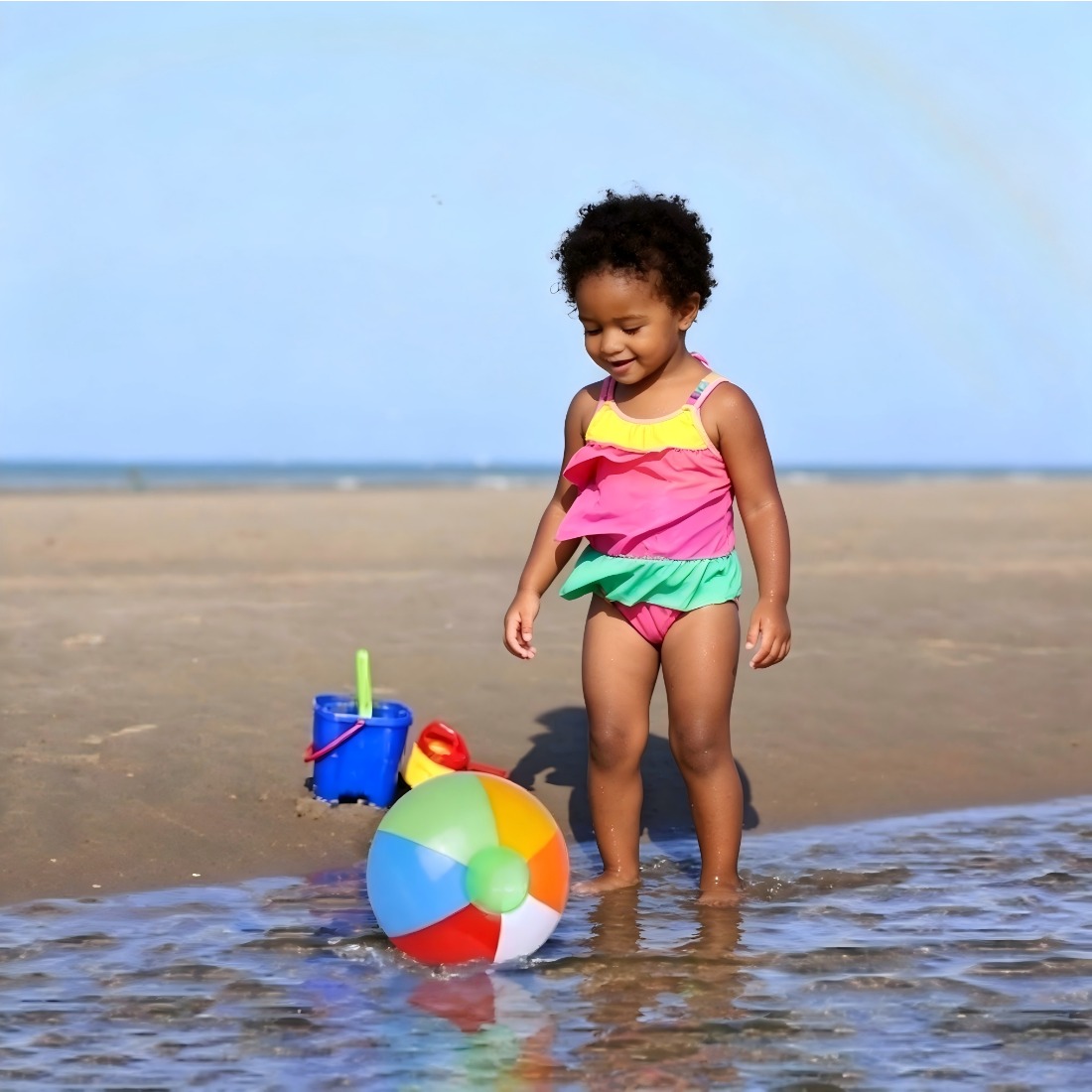 5 Pack Bulk Rainbow Inflatable - Kids Outdoor Games For Party 评论和价格