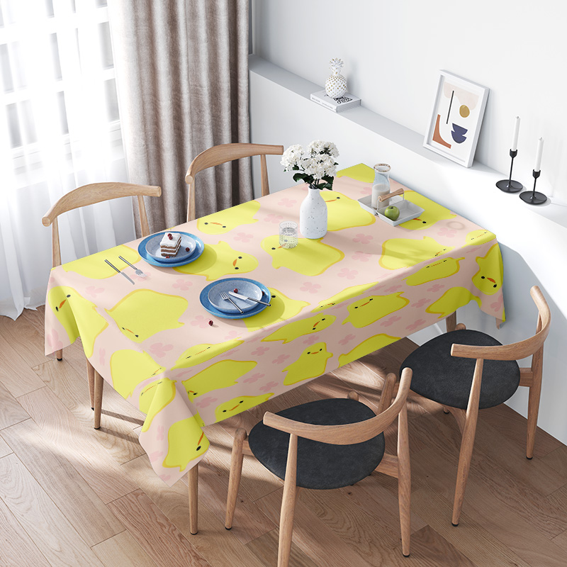 Cute Cartoon Chicken Tableclot - Kids Outdoor Dining Set 评论和价格