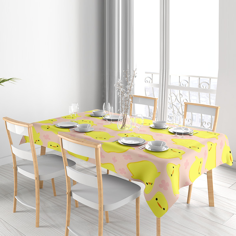 Cute Cartoon Chicken Tableclot - Kids Outdoor Dining Set 评论和价格