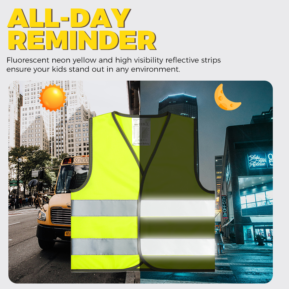 Kids Safety Vest Reflective Cl - Kids Outdoor Vest 评论和价格