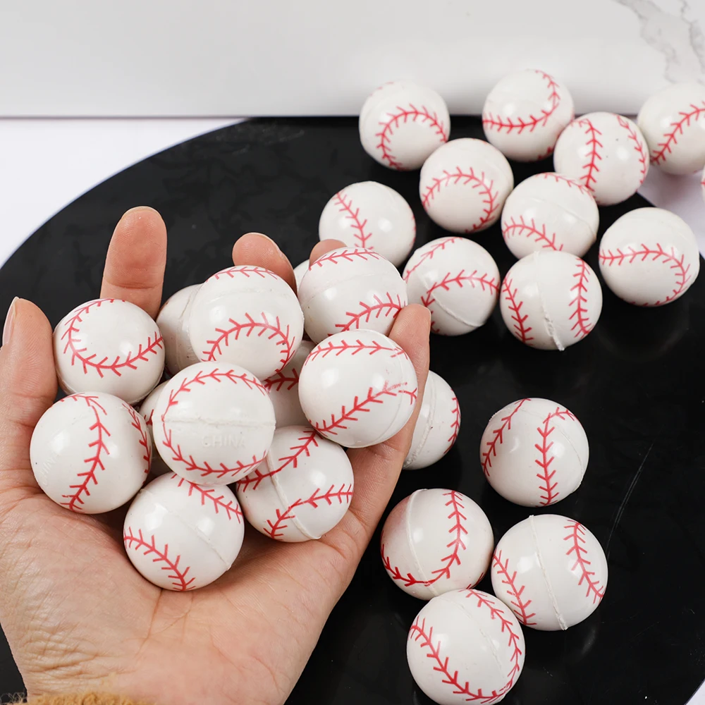 10Pcs 29mm Baseball Bouncy Bal - Kids Outdoor Easter Toys 评论和价格