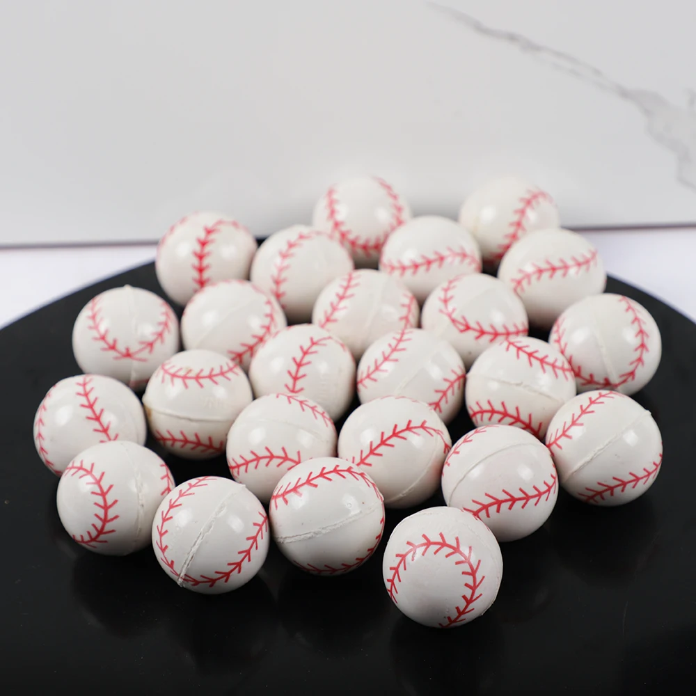 10Pcs 29mm Baseball Bouncy Bal - Kids Outdoor Easter Toys 评论和价格