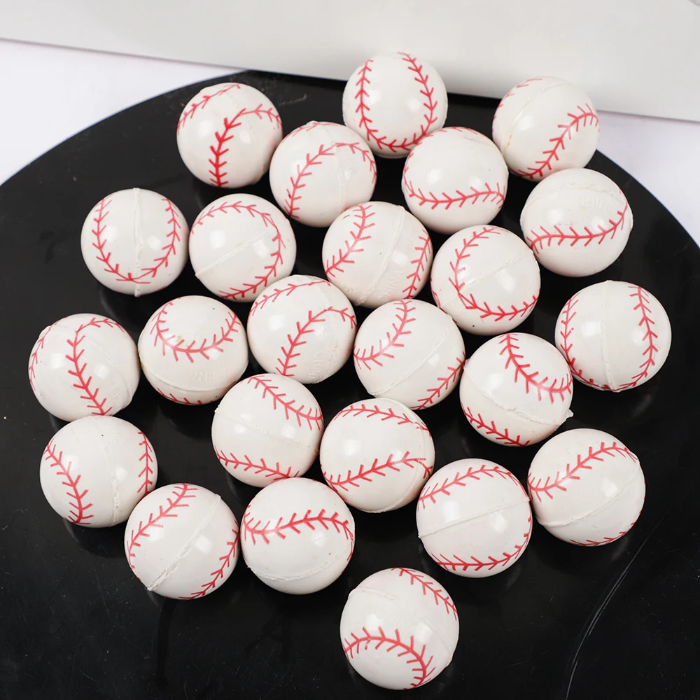 10Pcs 29mm Baseball Bouncy Bal - Kids Outdoor Easter Toys 评论和价格