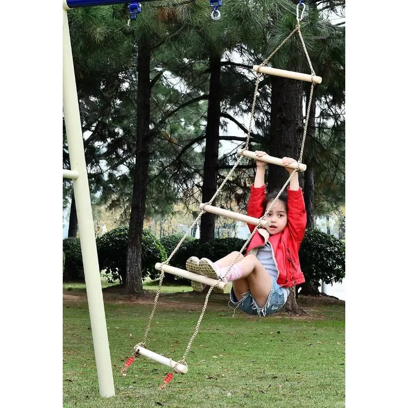 Children Climbing Rope Ladder  - Kids Outdoor Ninja 评论和价格