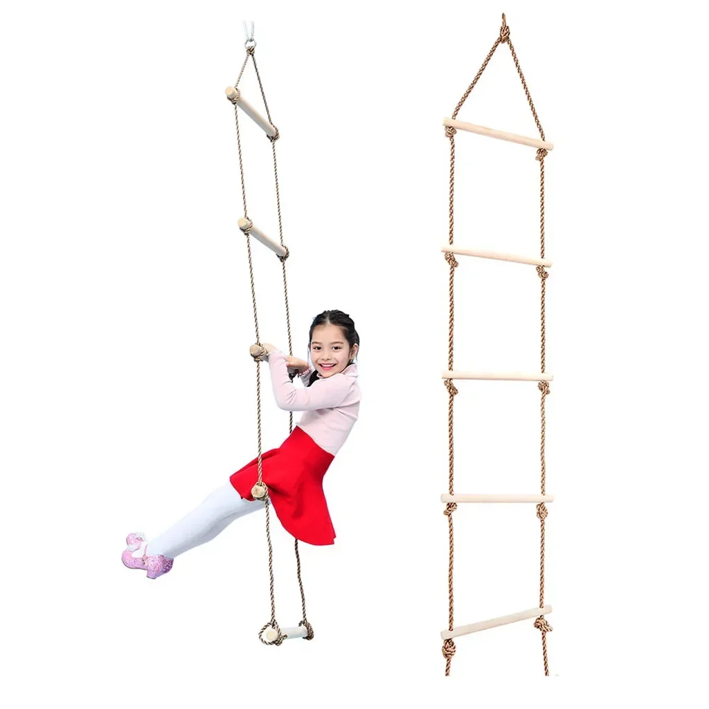 Children Climbing Rope Ladder  - Kids Outdoor Ninja 评论和价格
