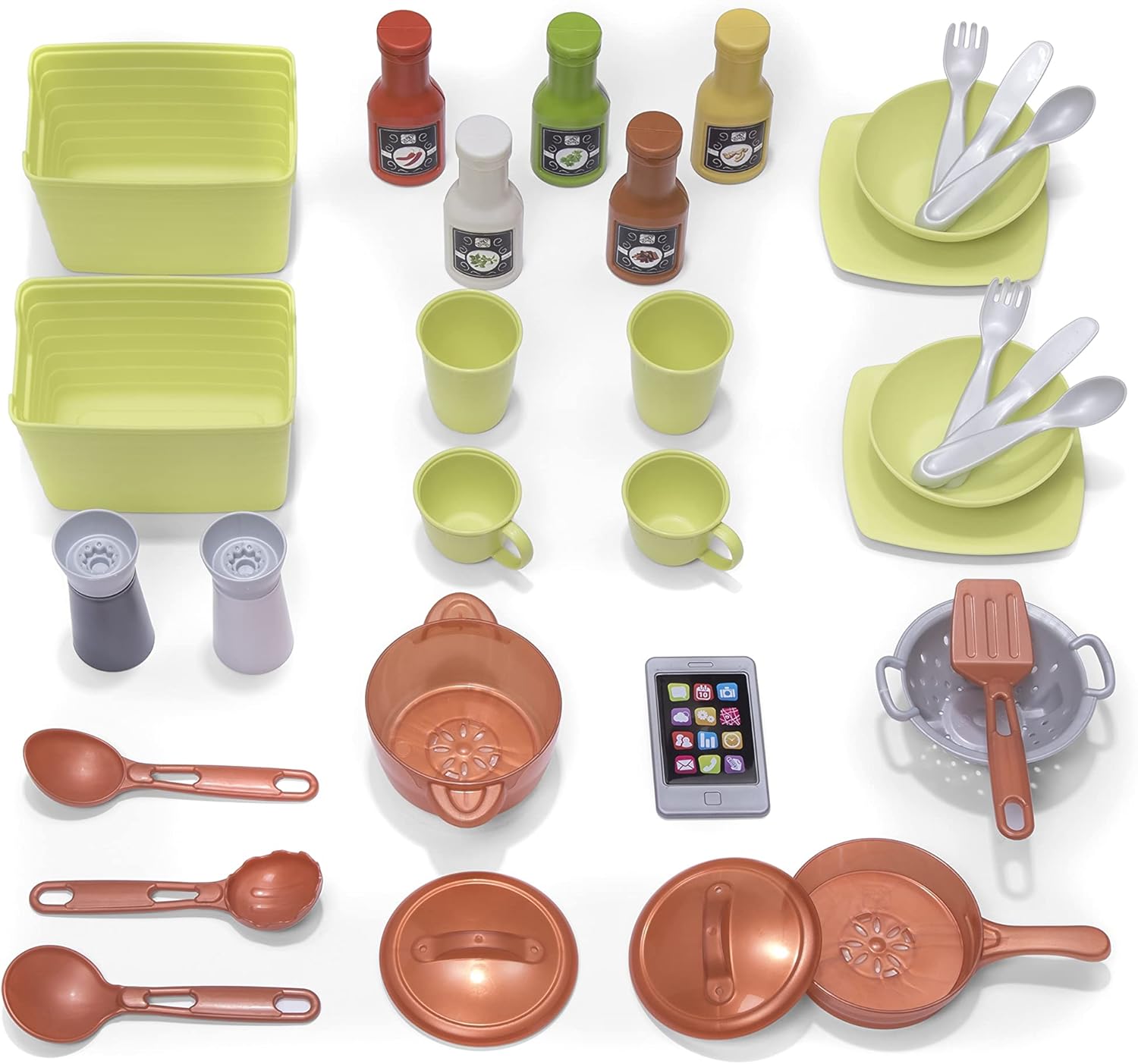 Modern Metro Kids Kitchen Play - Kids Outdoor Kitchen Set 评论和价格
