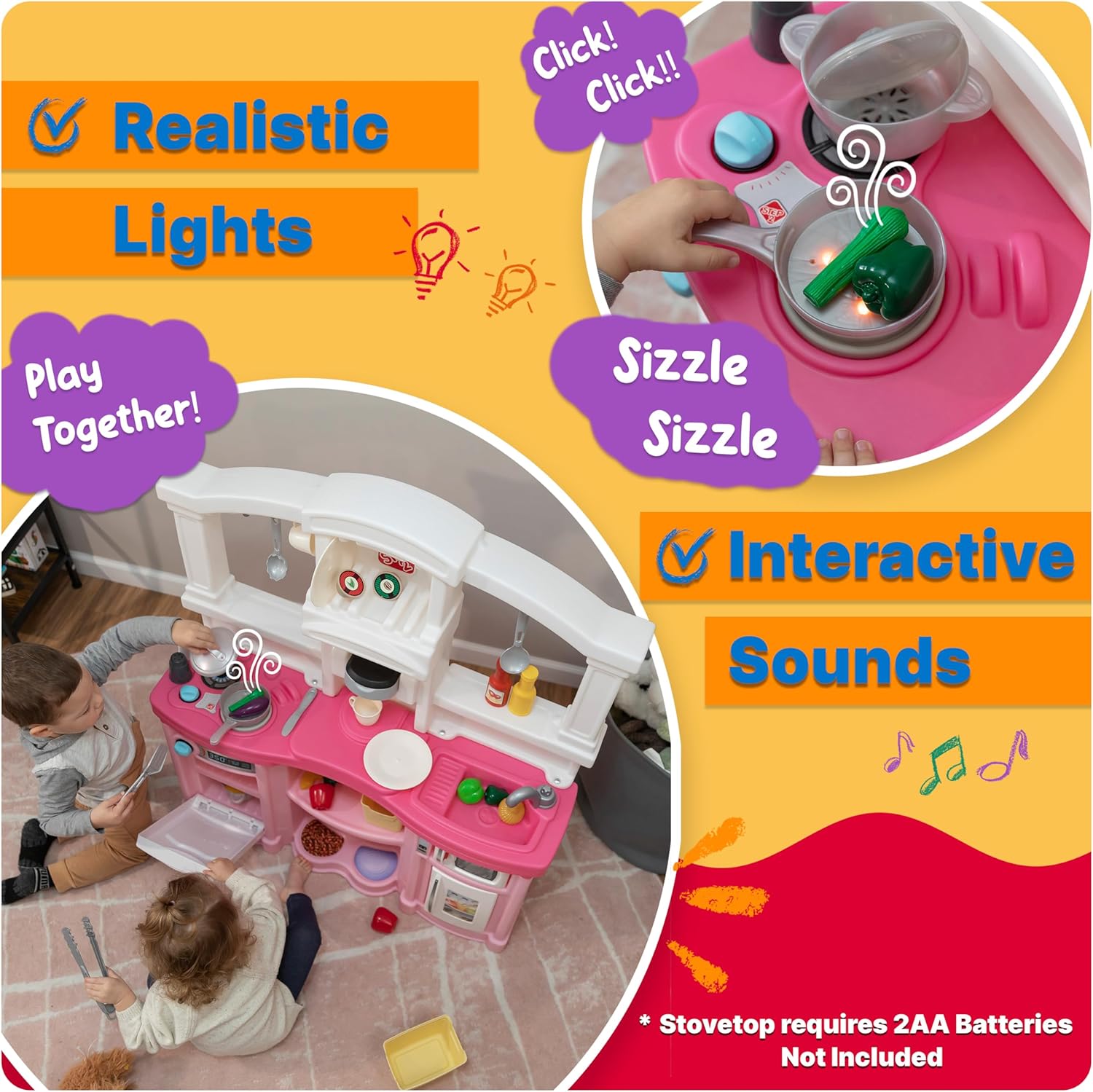 Fun with Friends Kids Kitchen  - Kids Outdoor Kitchen Set 评论和价格