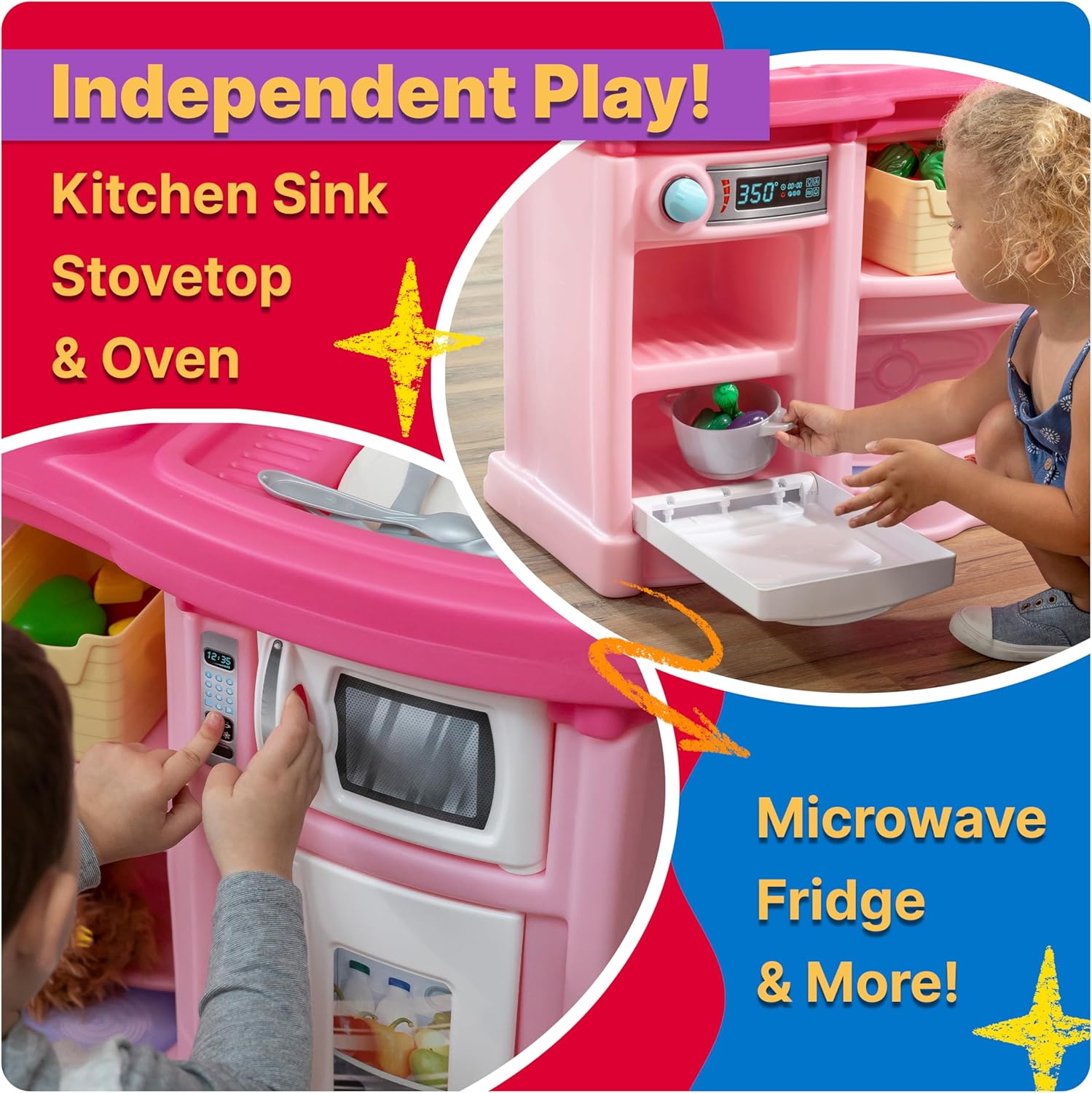 Fun with Friends Kids Kitchen  - Kids Outdoor Kitchen Set 评论和价格