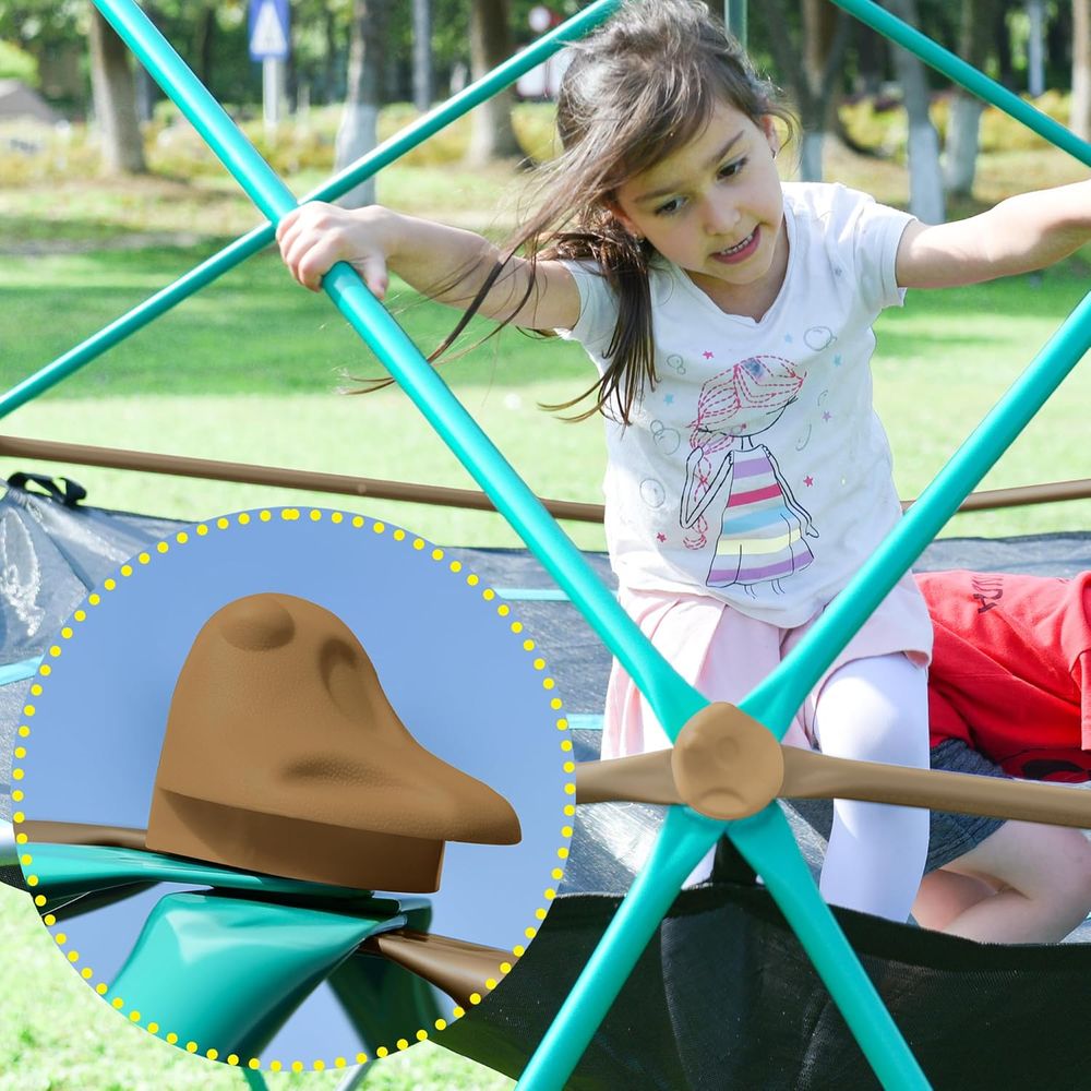 Geometric Dome Climber with Ha - Kids Outdoor Dome Climber 评论和价格
