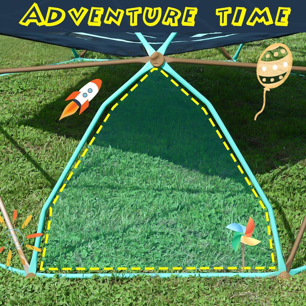 Geometric Dome Climber with Ha - Kids Outdoor Dome Climber 评论和价格