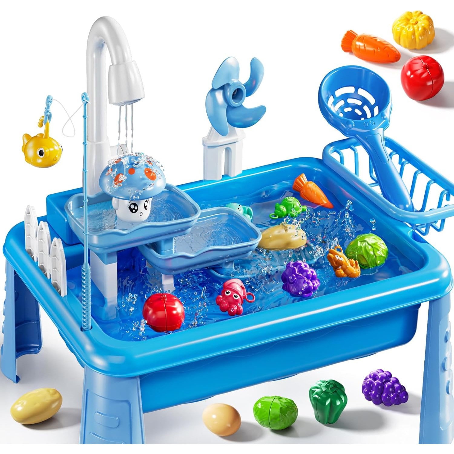 Water Table Play Sink Toy for  - Kids Outdoor Folding Table 评论和价格