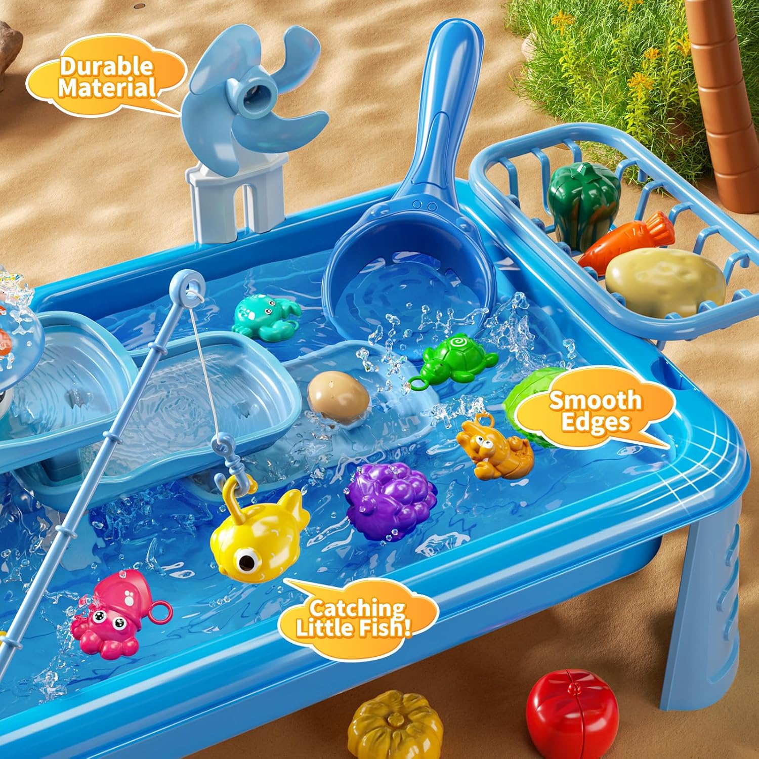 Water Table Play Sink Toy for  - Kids Outdoor Folding Table 评论和价格