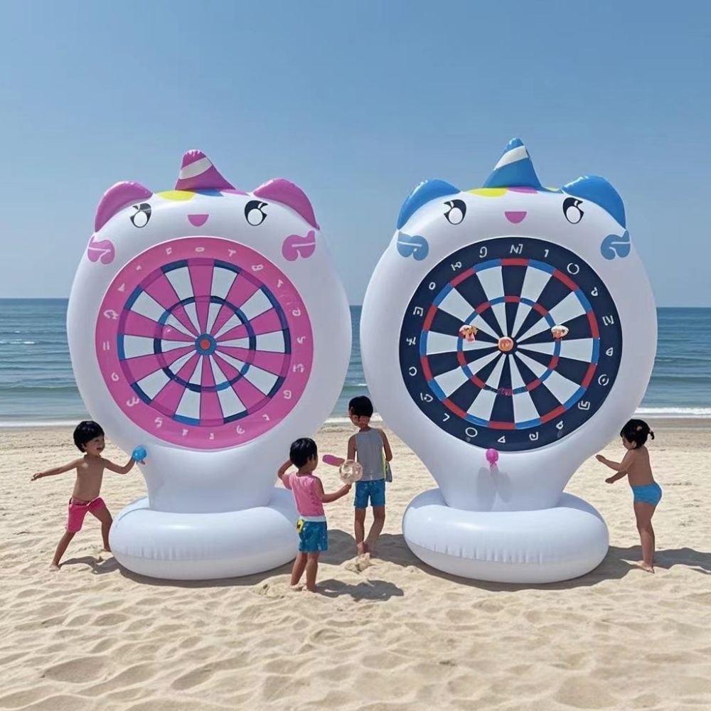 Inflatable Unicorn Throwing Ga - Kids Outdoor Easter Toys 评论和价格