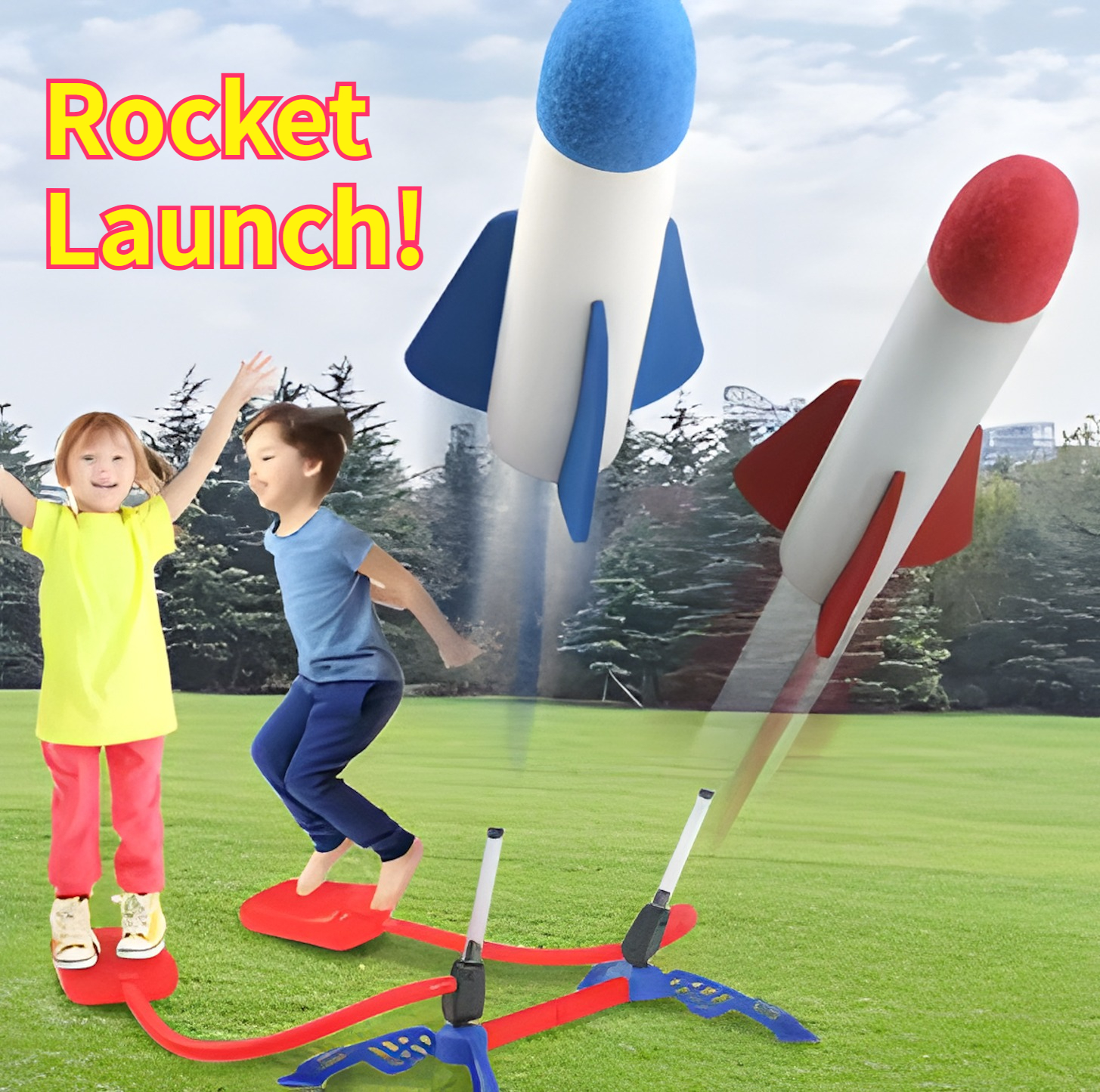 Kids Outdoor Rocket Foot Pump  - Kids Outdoor Jumpsuit 评论和价格
