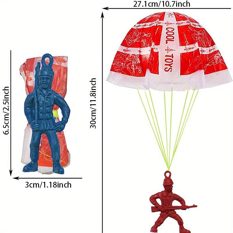 10/100pcs Parachute Toys for K - Kids Outdoor Games Ideas 评论和价格