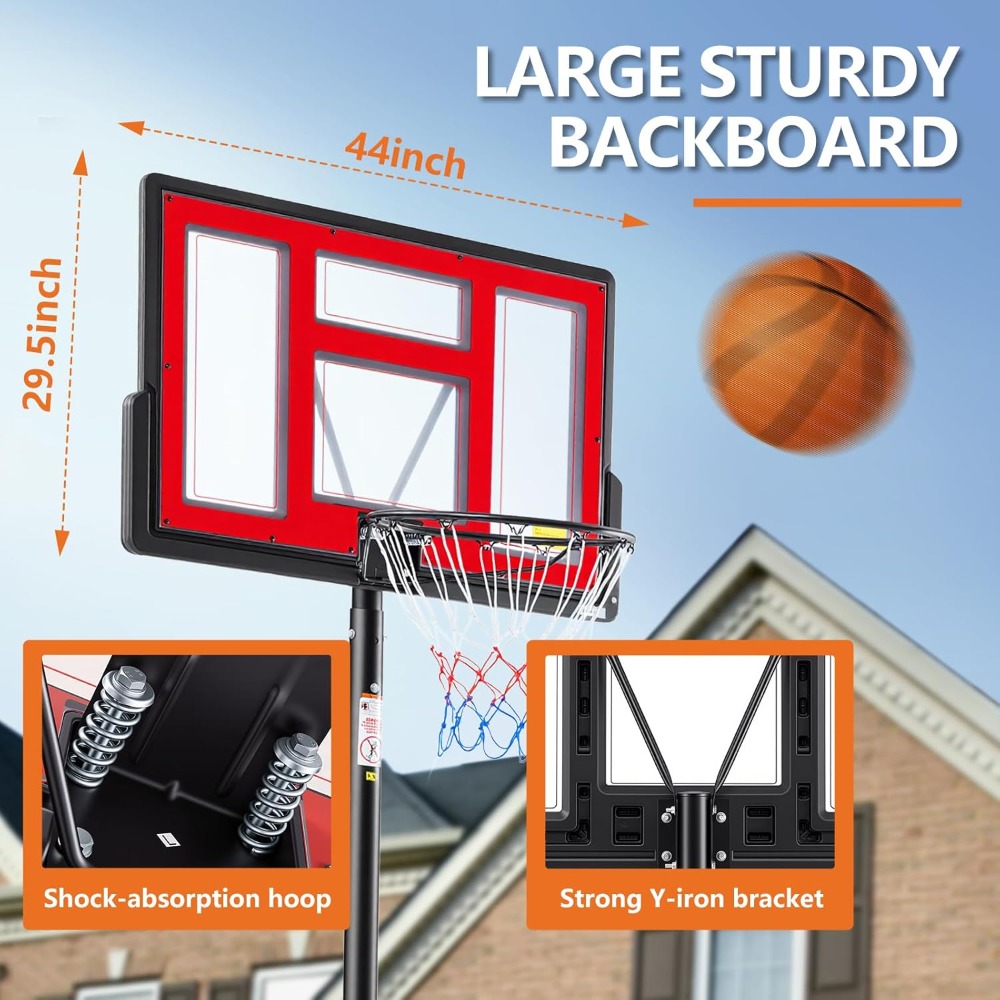 Portable Basketball Hoop Outdo - Basketball Hoop Outdoor 评论和价格