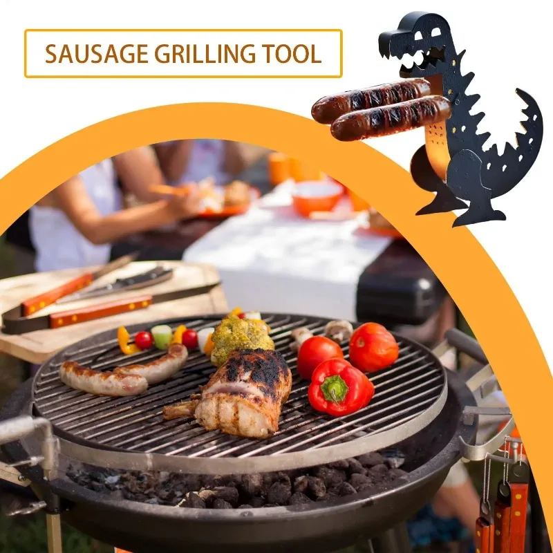 Kids Dinosaur Shape Hot Dog Gr - Kids Outdoor Kitchen Set 评论和价格