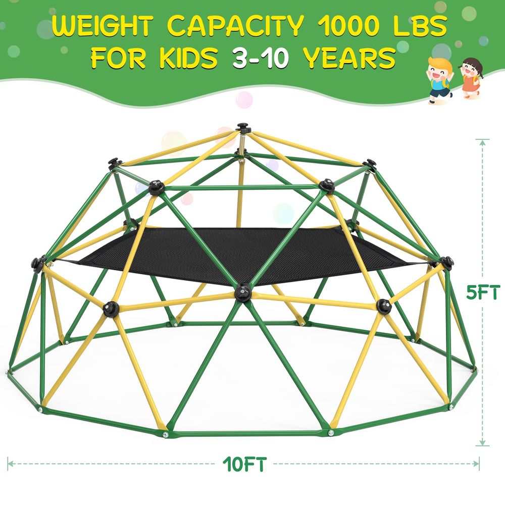 Climbing Dome, 10FT Dome Climb - Kids Outdoor Dome Climber 评论和价格