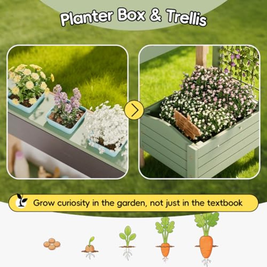 Outdoor kitchen for kids: wood - Kids Outdoor Kitchen Set 评论和价格