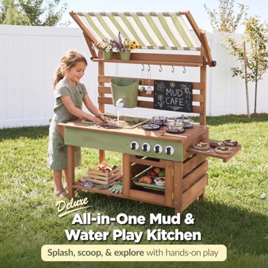 Outdoor mud kitchen for kids:  - Kids Outdoor Kitchen Set 评论和价格
