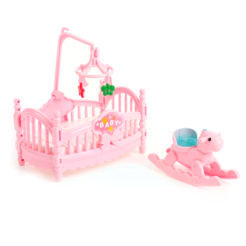 Miniature Crib Wooden Horse Se - Kids Outdoor Folding Table 评论和价格