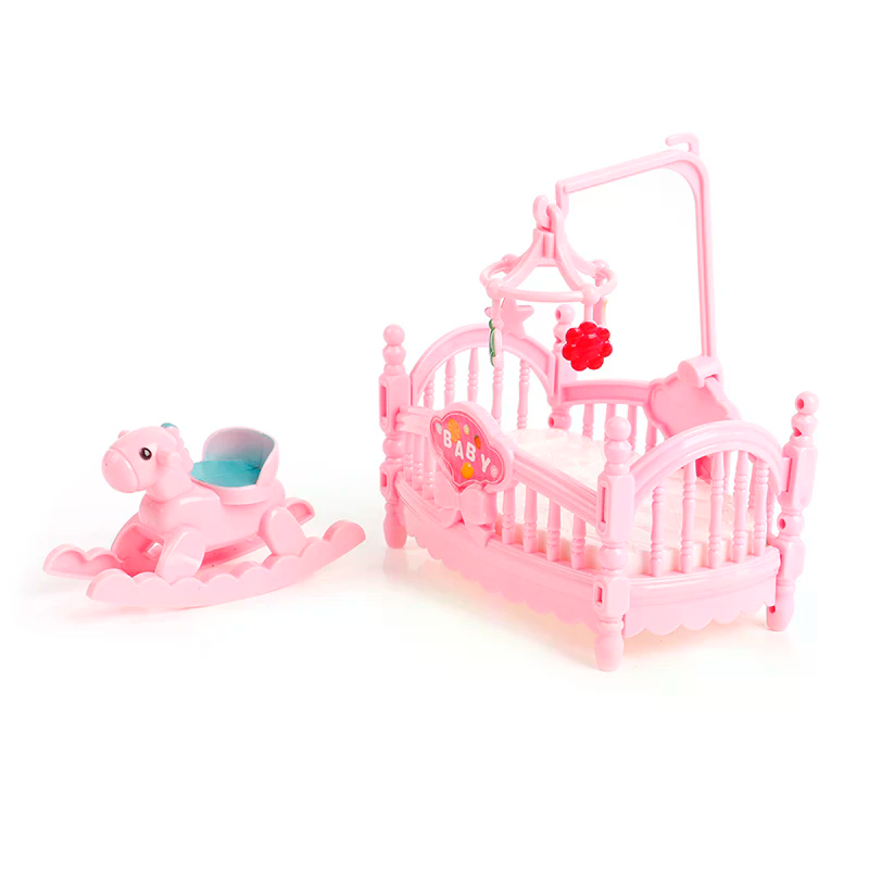 Miniature Crib Wooden Horse Se - Kids Outdoor Folding Table 评论和价格