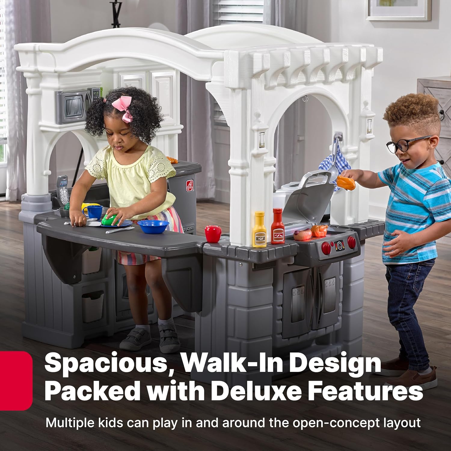 Grand Walk-in Kitchen & Grill  - Kids Outdoor Grill 评论和价格