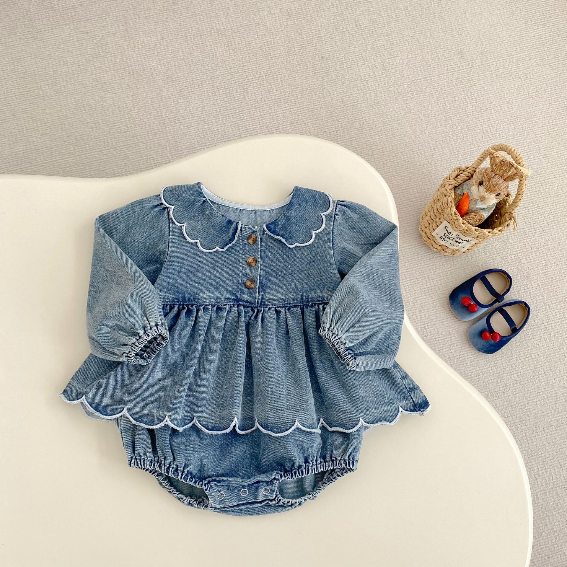 Baby Girl Jumpsuit Skirt for S - Kids Outdoor Jumpsuit 评论和价格