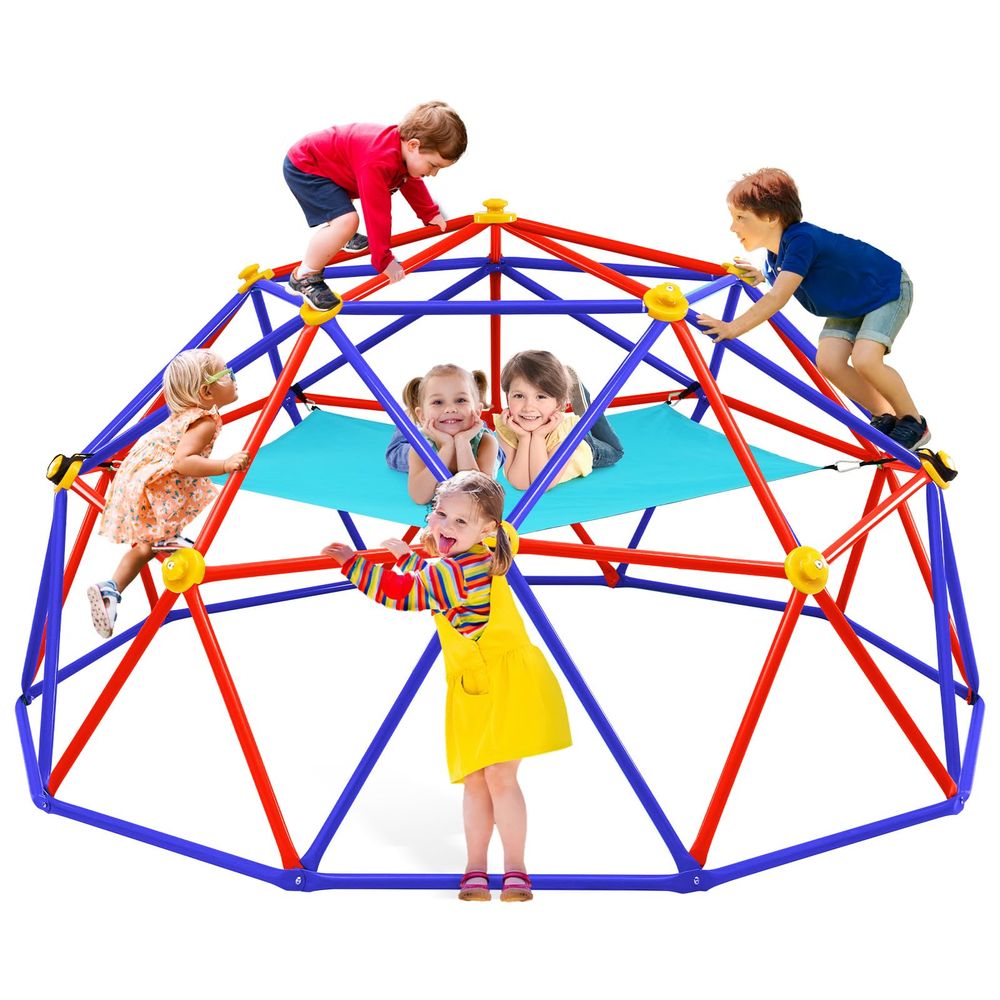 Climbing Dome with Hammock, Su - Kids Outdoor Dome Climber 评论和价格
